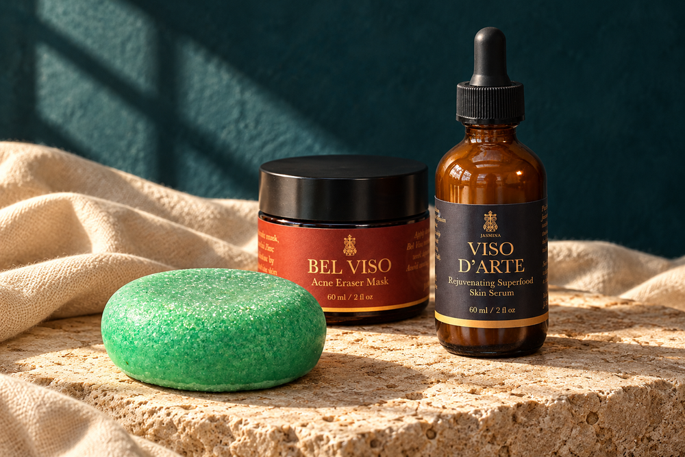Three thoughtfully composed Jasmina skincare rituals